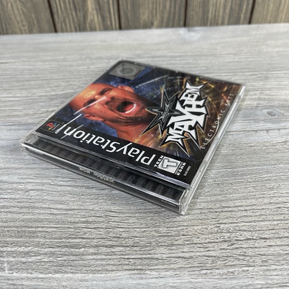 WCW Mayhem Sony PlayStation 1 PS1 Complete w/ Manual Black Label Tested - Picture 12 of 16